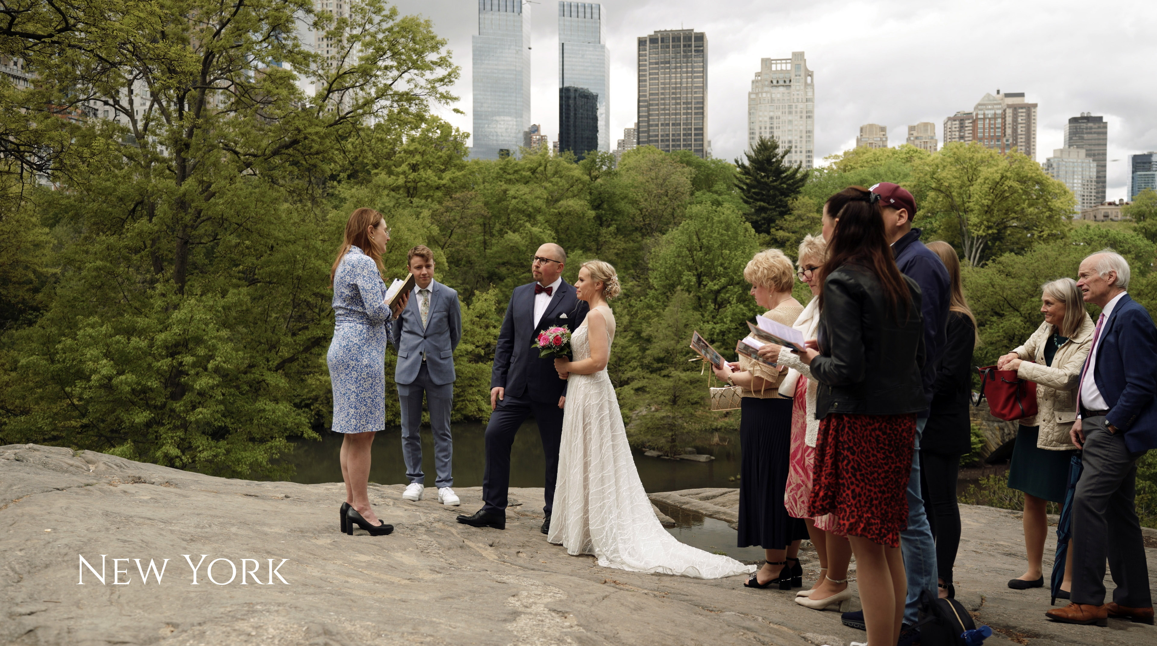 Standesamtliche Trauung vor sagenhafter Kulisse in New York Bianca und Philip Highlightvideo, New York City, Central Park
